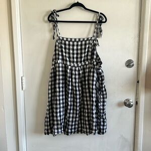 Gingham Smock Dress